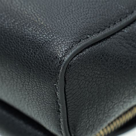 Saddle Bag Black Goatskin 